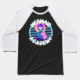 Mermaid Academy Cute Mermaid on a Wheelchair Diversity Perfect Gift for Mermaid Lovers with a Disability Baseball T-Shirt